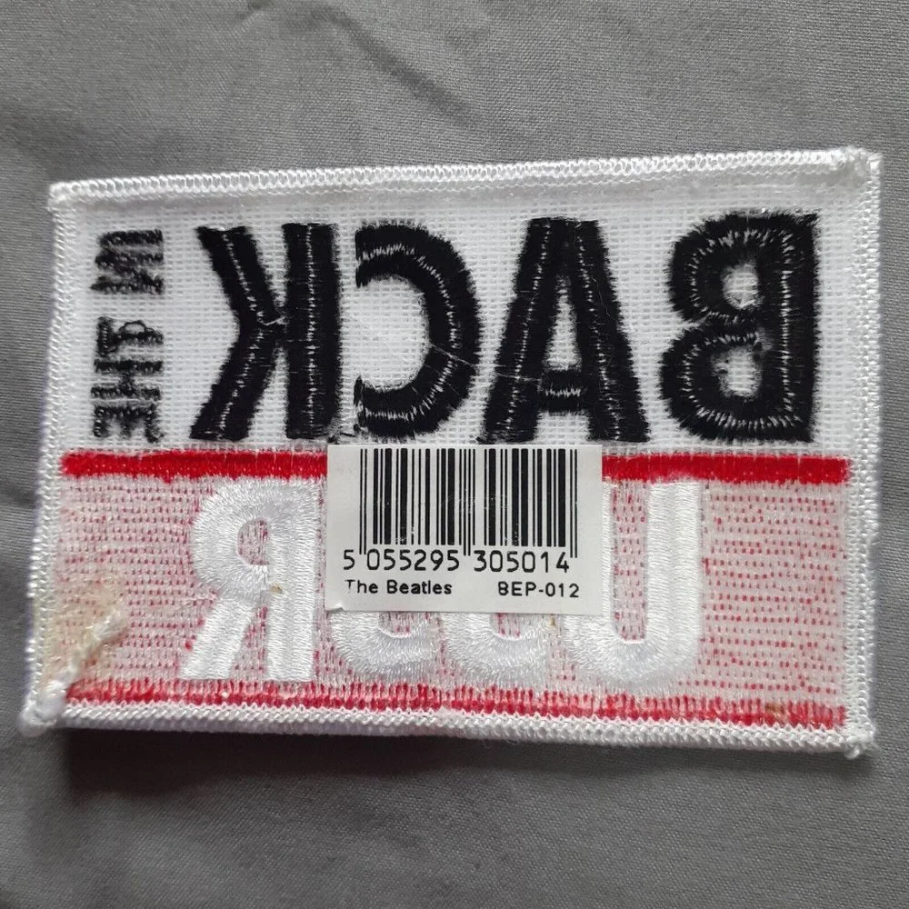 The Beatles Back in the USSR Iron on Patch John Lennon McCartney Harrison Ringo - Picture 3 of 4